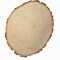 Rustic Basswood Round, Large, 5-Pack with Blue Stain for Painting & Center Pieces (Floral & Weddings)